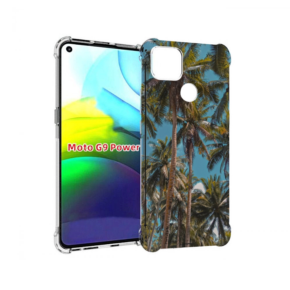 

Чехол MyPads летние пальмы для Motorola Moto G9 Power, Прозрачный, Tocco