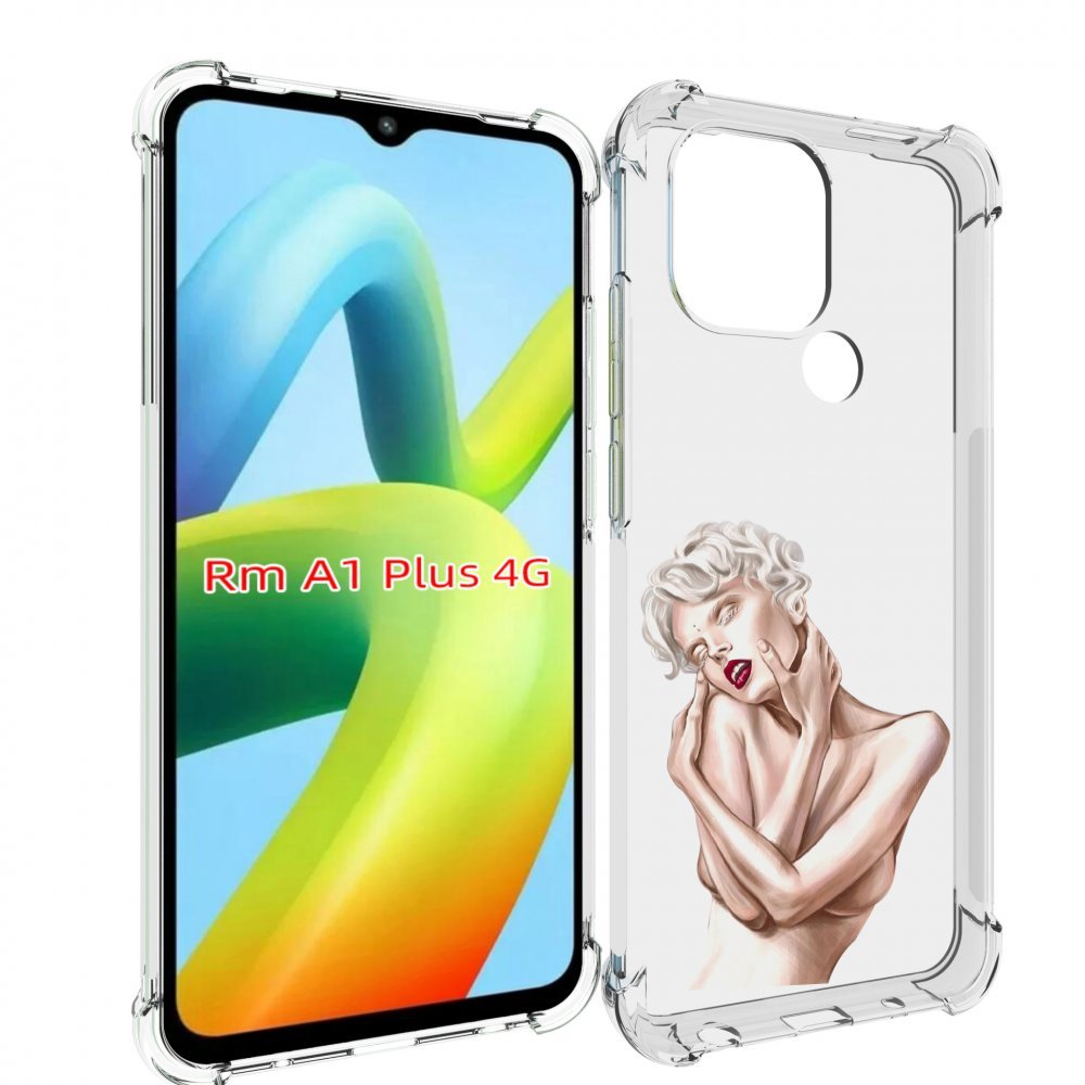 

Чехол MyPads Мигера женский для Xiaomi Redmi A1 Plus +, Прозрачный, Tocco