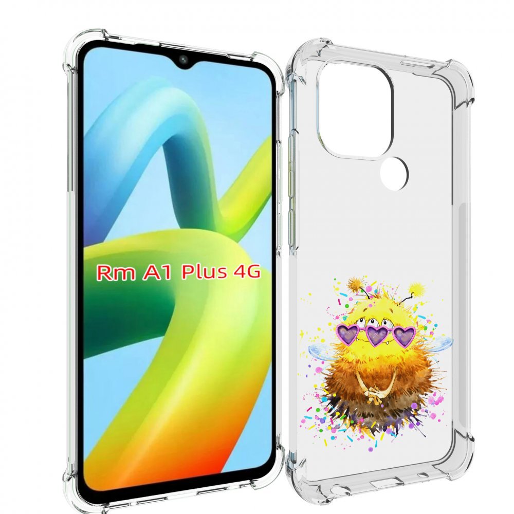 

Чехол MyPads Пушитый шмель для Xiaomi Redmi A1 Plus +, Прозрачный, Tocco