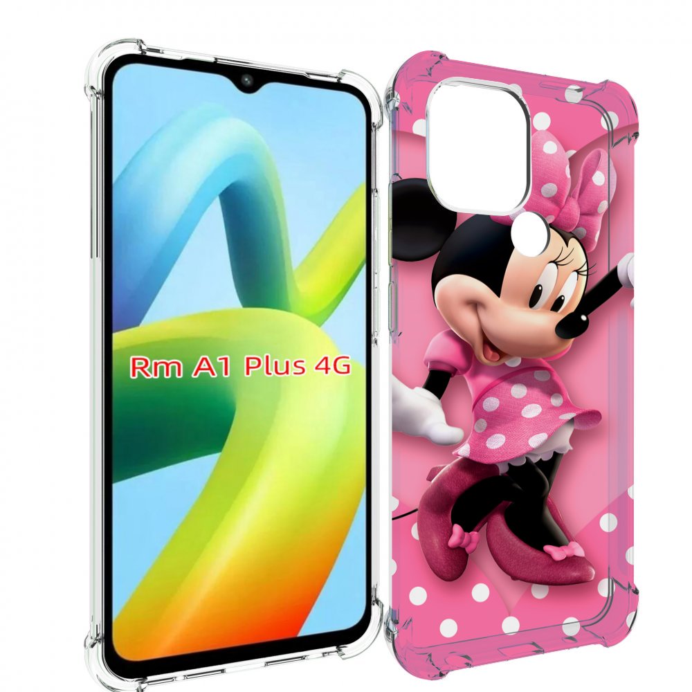 

Чехол MyPads Минни-Маус-в-сердце женский для Xiaomi Redmi A1 Plus +, Прозрачный, Tocco