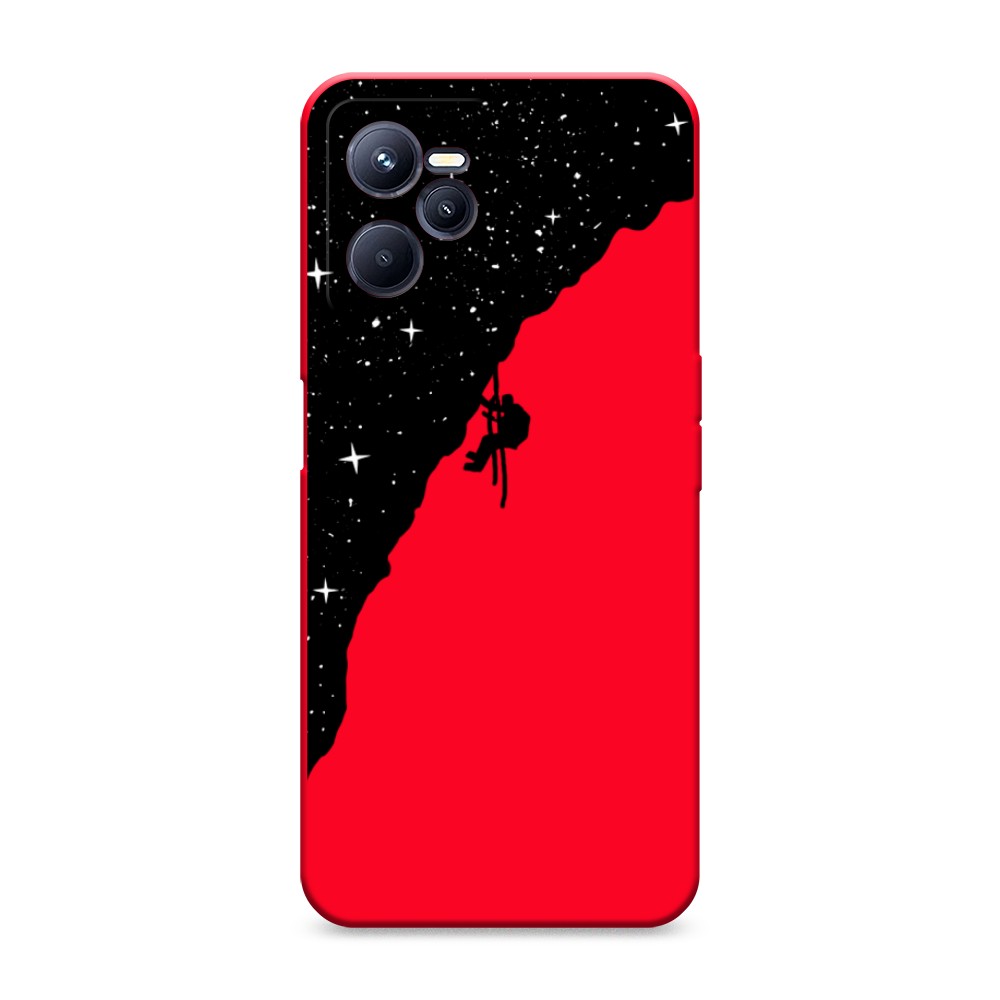 

Чехол Awog на Realme C35 "Скалолаз в космосе"