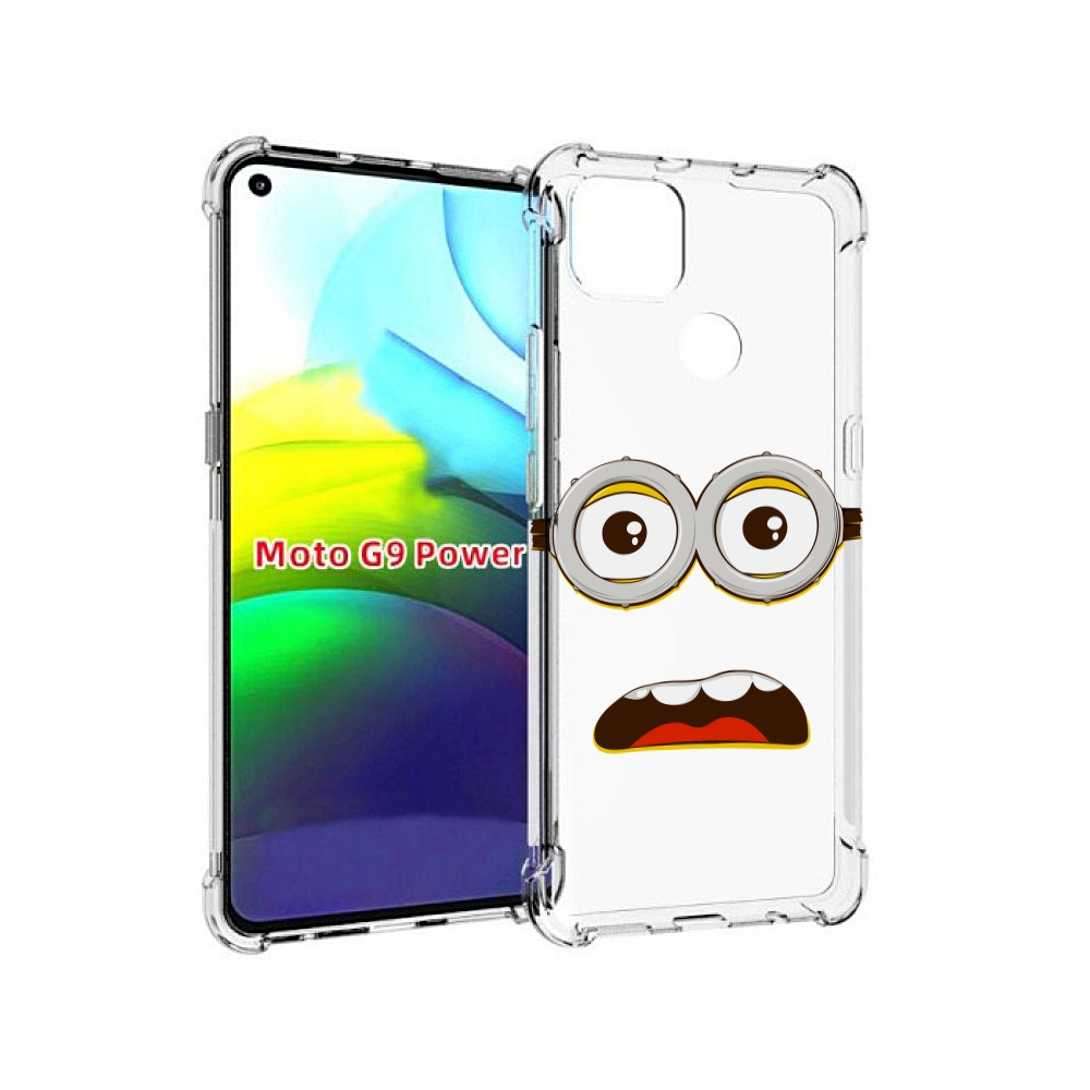

Чехол MyPads лицо-миньона для Motorola Moto G9 Power, Прозрачный, Tocco