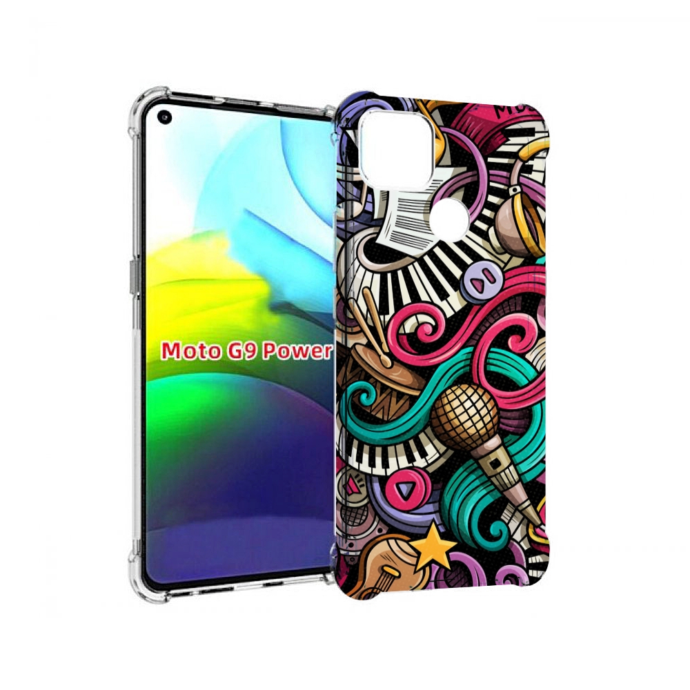 

Чехол MyPads любимая-музыка для Motorola Moto G9 Power, Прозрачный, Tocco