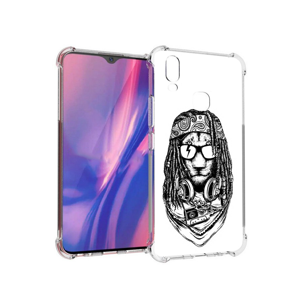 

Чехол MyPads Tocco для Vivo Y11 дреды льва (PT144890.422.338), Прозрачный, Tocco