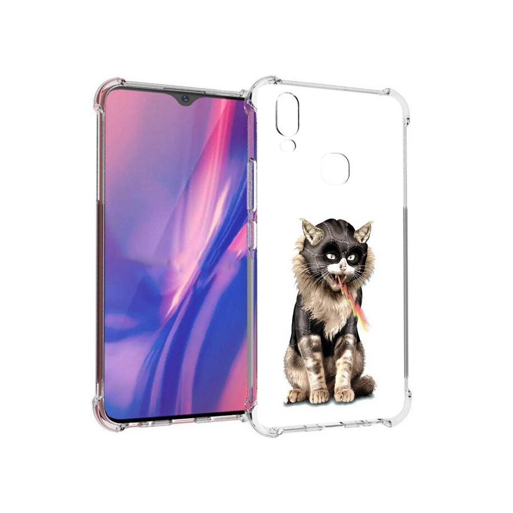 

Чехол MyPads Tocco для Vivo Y11 дьяволский кот (PT144890.422.341), Прозрачный, Tocco