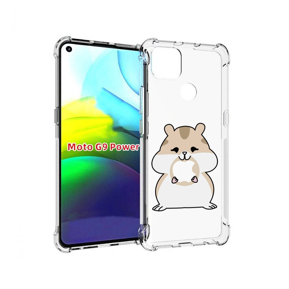 

Чехол MyPads любитель-яблок детский для Motorola Moto G9 Power, Прозрачный, Tocco