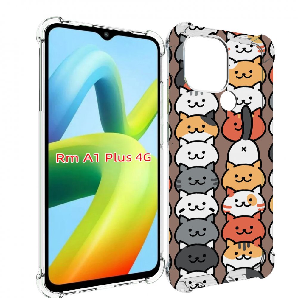 

Чехол MyPads Найди-кота для Xiaomi Redmi A1 Plus +, Прозрачный, Tocco