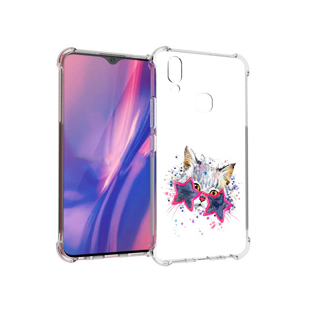 

Чехол MyPads Tocco для Vivo Y11 звездные очки (PT144890.422.353), Прозрачный, Tocco