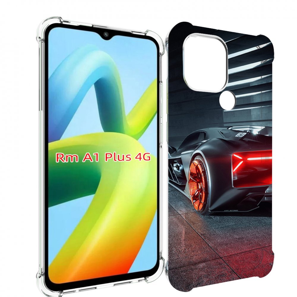 

Чехол MyPads Ночной-город мужской для Xiaomi Redmi A1 Plus +, Прозрачный, Tocco