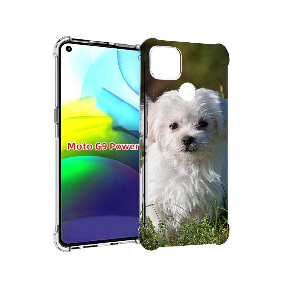 

Чехол MyPads мальтииская-болонка для Motorola Moto G9 Power, Прозрачный, Tocco