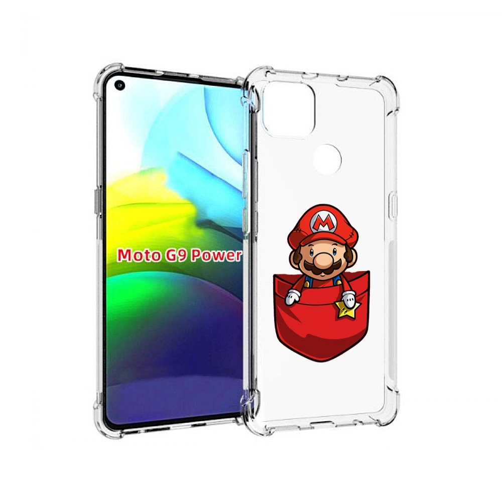 

Чехол MyPads марио в кармашке детский для Motorola Moto G9 Power, Прозрачный, Tocco