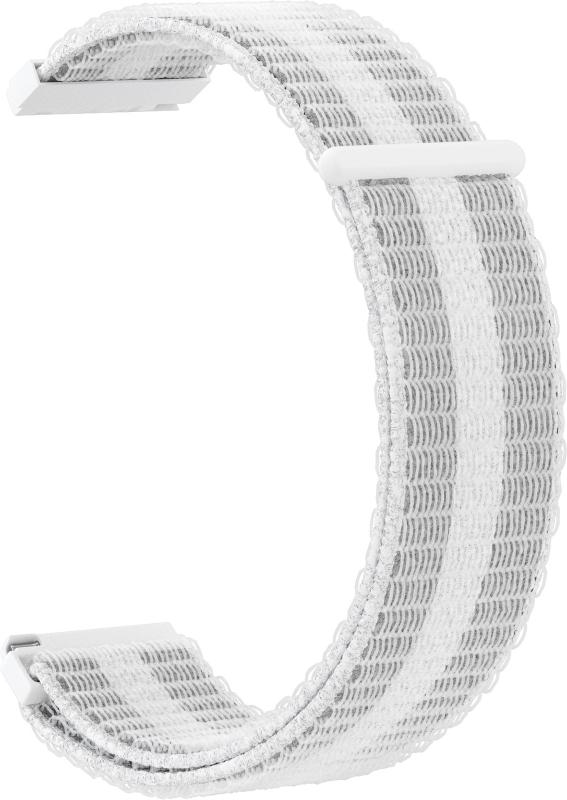 

Ремешок нейлоновый Woven Nylon 22 для Elari KidPhone 4GR (Серо-белый)