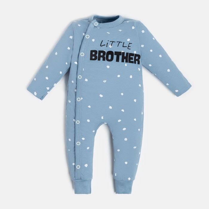 

Комбинезон Крошка Я, Brother, 86-92, серо-голубой, Kids family look