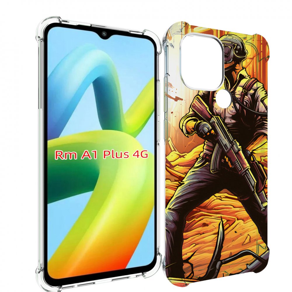 

Чехол MyPads Пабг для Xiaomi Redmi A1 Plus +, Прозрачный, Tocco