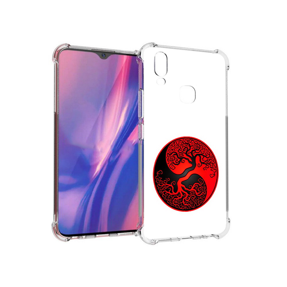 

Чехол MyPads Tocco для Vivo Y11 инь янь дерево (PT144890.422.379), Прозрачный, Tocco