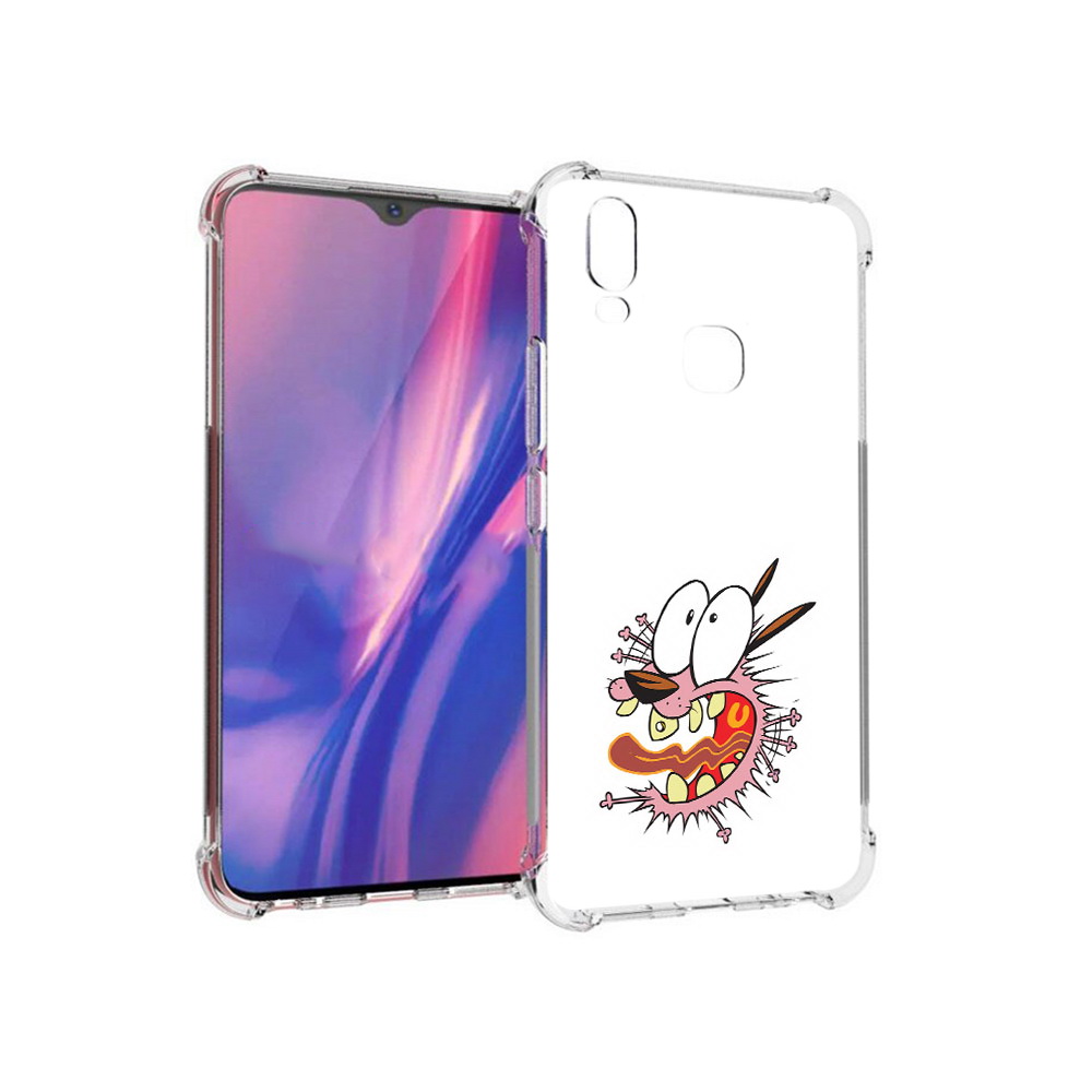 

Чехол MyPads Tocco для Vivo Y11 испуганный бобик (PT144890.422.381), Прозрачный, Tocco