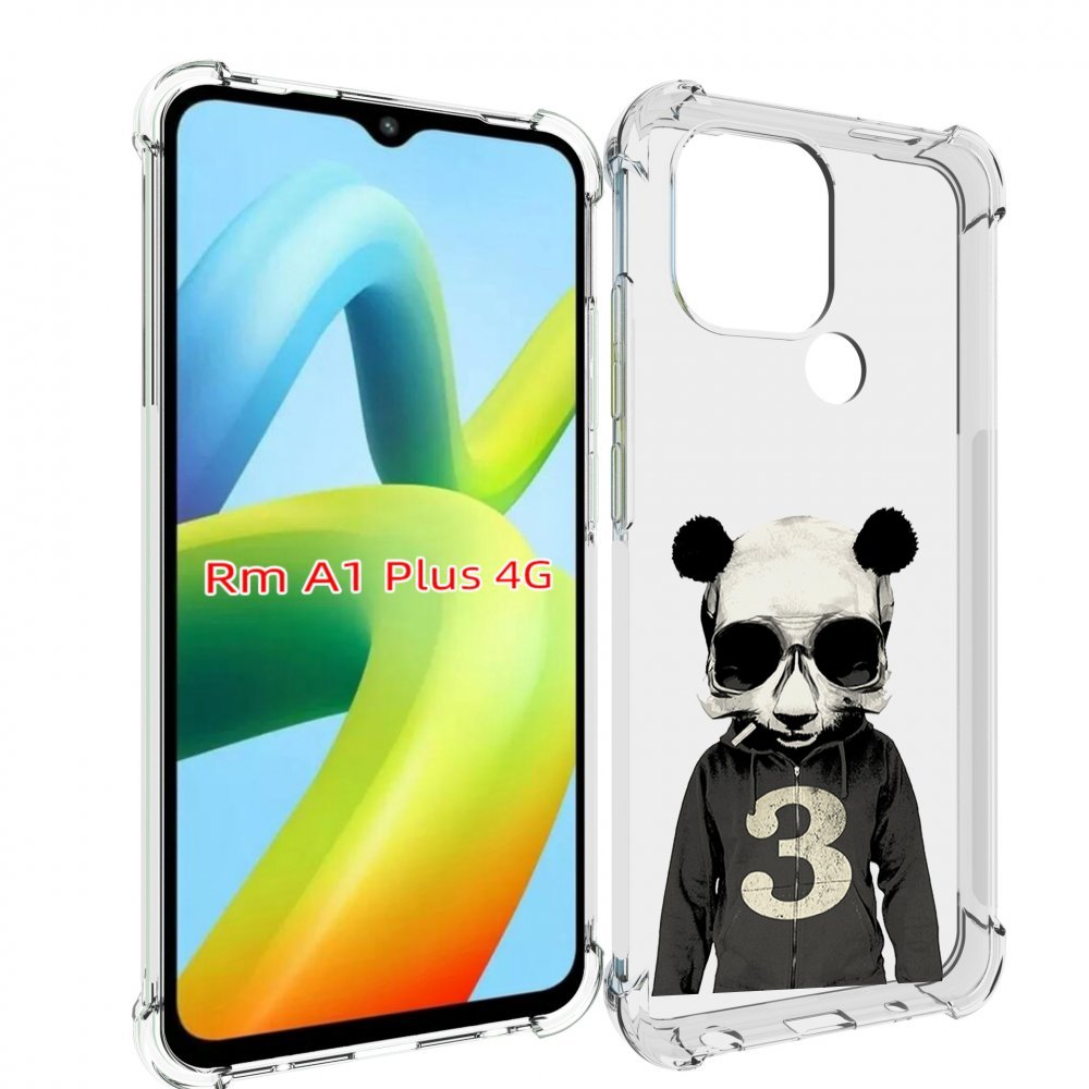 

Чехол MyPads Панда-в-костюме для Xiaomi Redmi A1 Plus +, Прозрачный, Tocco