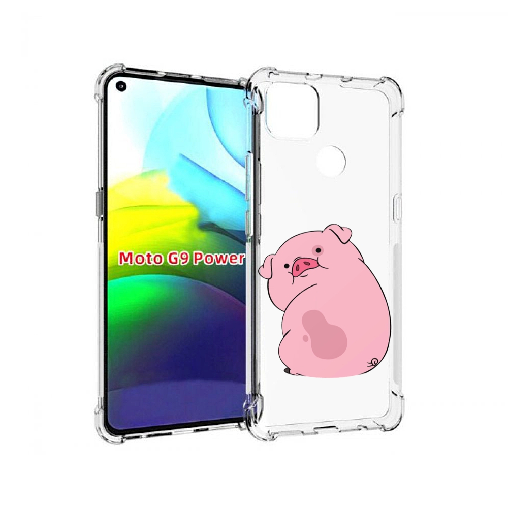 

Чехол MyPads милый-поросенок детский для Motorola Moto G9 Power, Прозрачный, Tocco