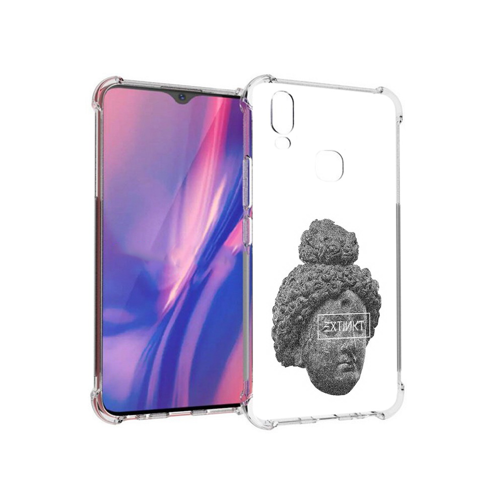 

Чехол MyPads Tocco для Vivo Y11 каменное лицо девушки (PT144890.422.383), Прозрачный, Tocco