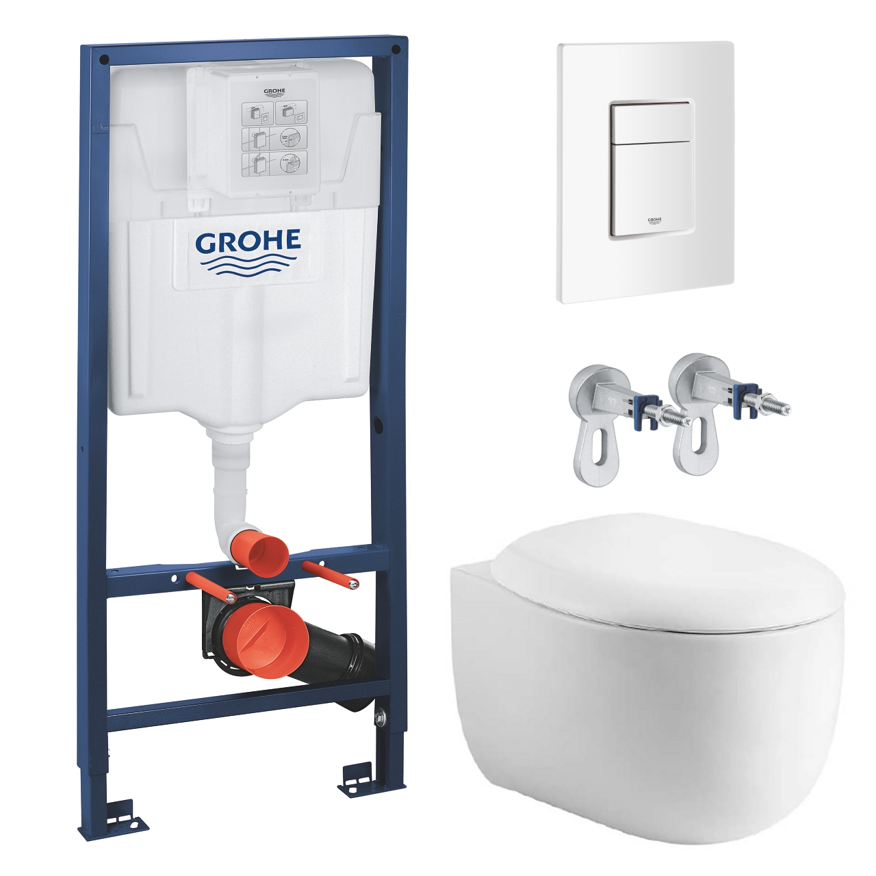 

Комплект инсталляции GROHE с унитазом Aquatek АЛЬТАИР и сиденьем с микролифтом (NW0159)