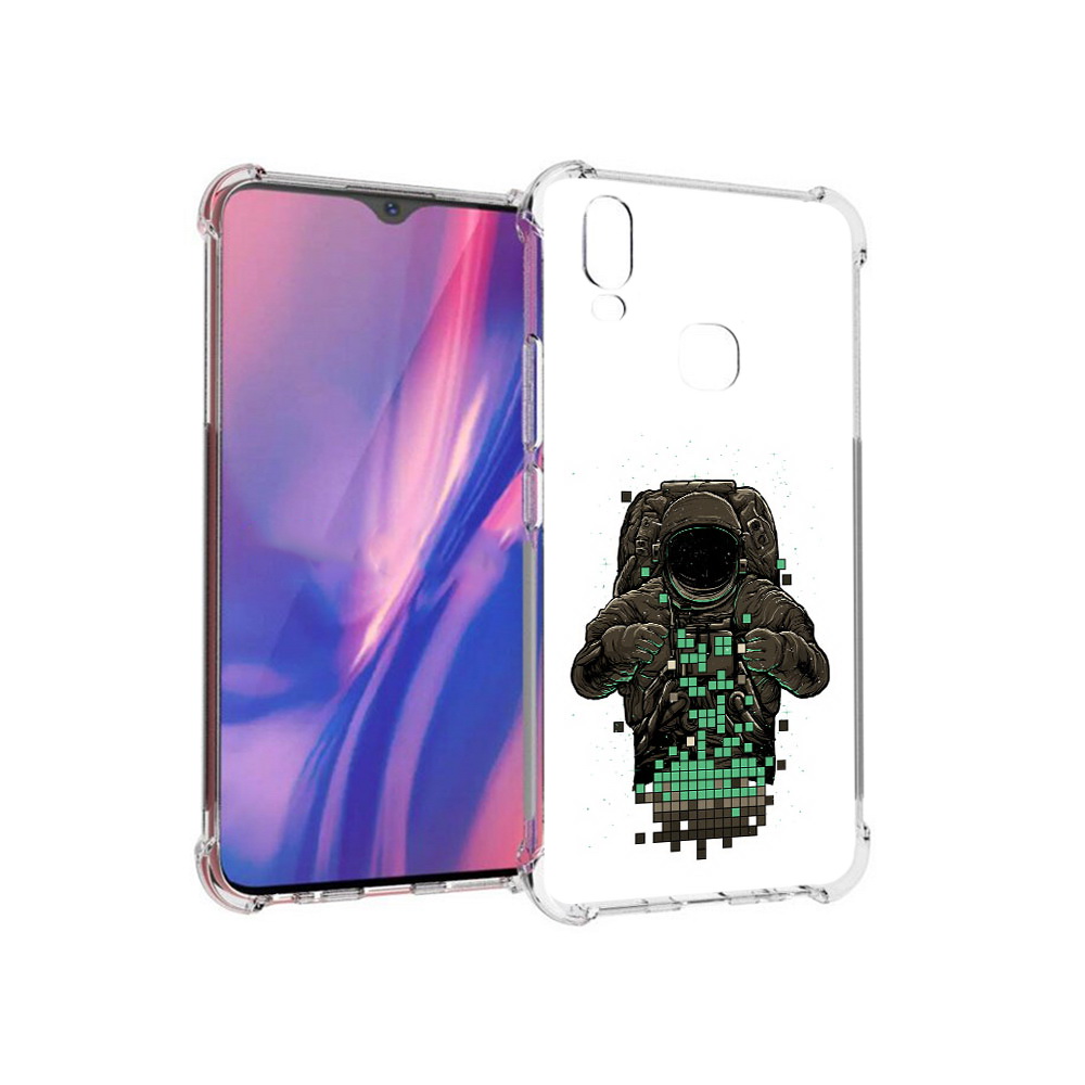 

Чехол MyPads Tocco для Vivo Y11 космонавт с пикселями (PT144890.422.394), Прозрачный, Tocco