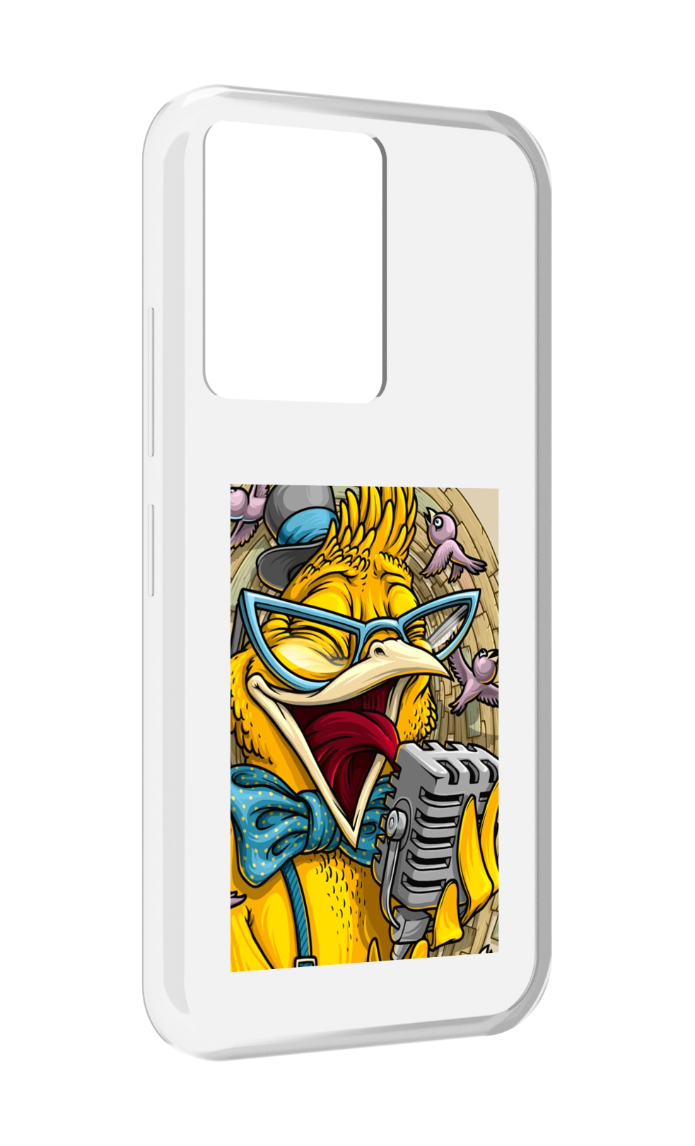

Чехол MyPads поющая птичка для Infinix Note 12 5G X671 / Note 12 Pro 5G, Прозрачный, Tocco