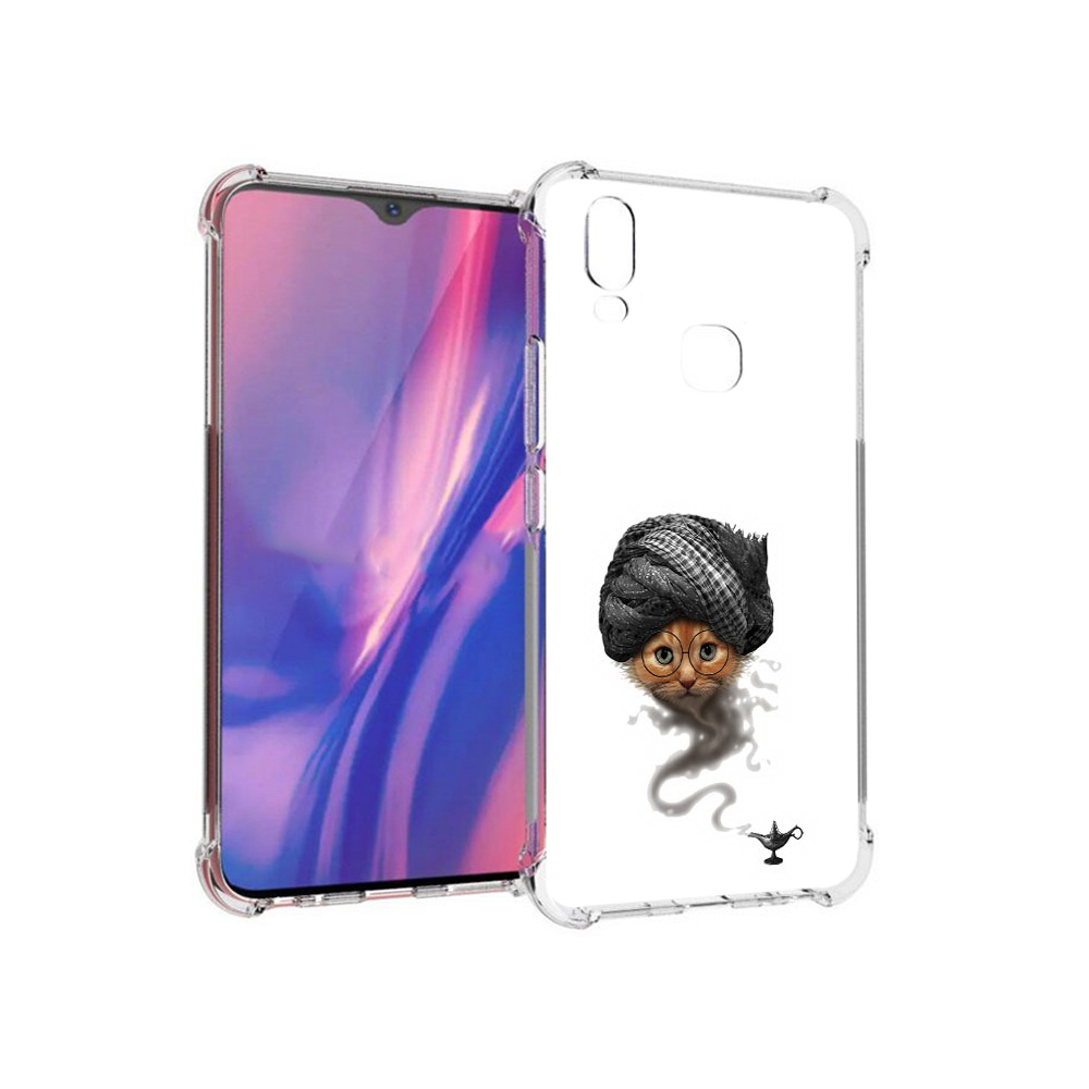 

Чехол MyPads Tocco для Vivo Y11 кот джин (PT144890.422.398), Прозрачный, Tocco