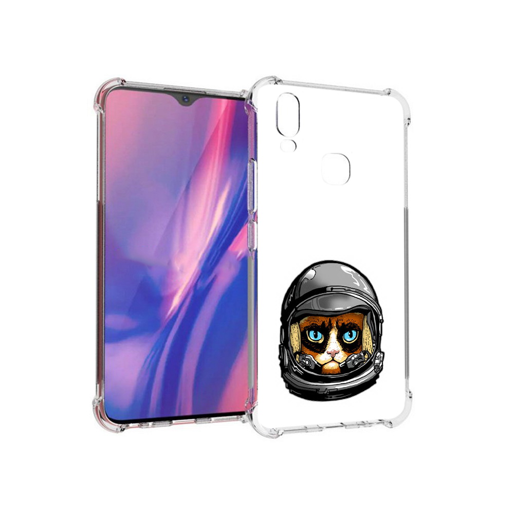 

Чехол MyPads Tocco для Vivo Y11 кот космонавт (PT144890.422.400), Прозрачный, Tocco
