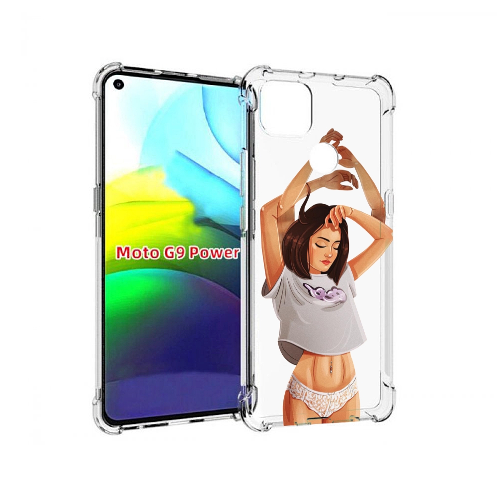 

Чехол MyPads много-рук женский для Motorola Moto G9 Power, Прозрачный, Tocco