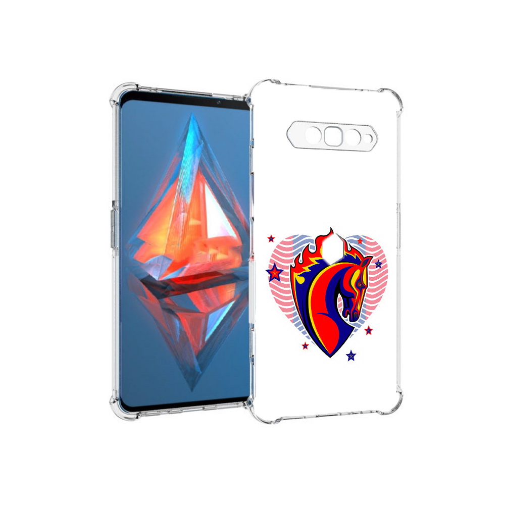 

Чехол MyPads Tocco для Xiaomi Black Shark 4 ФК ЦСЛ Лошадь (PT162389.266.180), Прозрачный, Tocco
