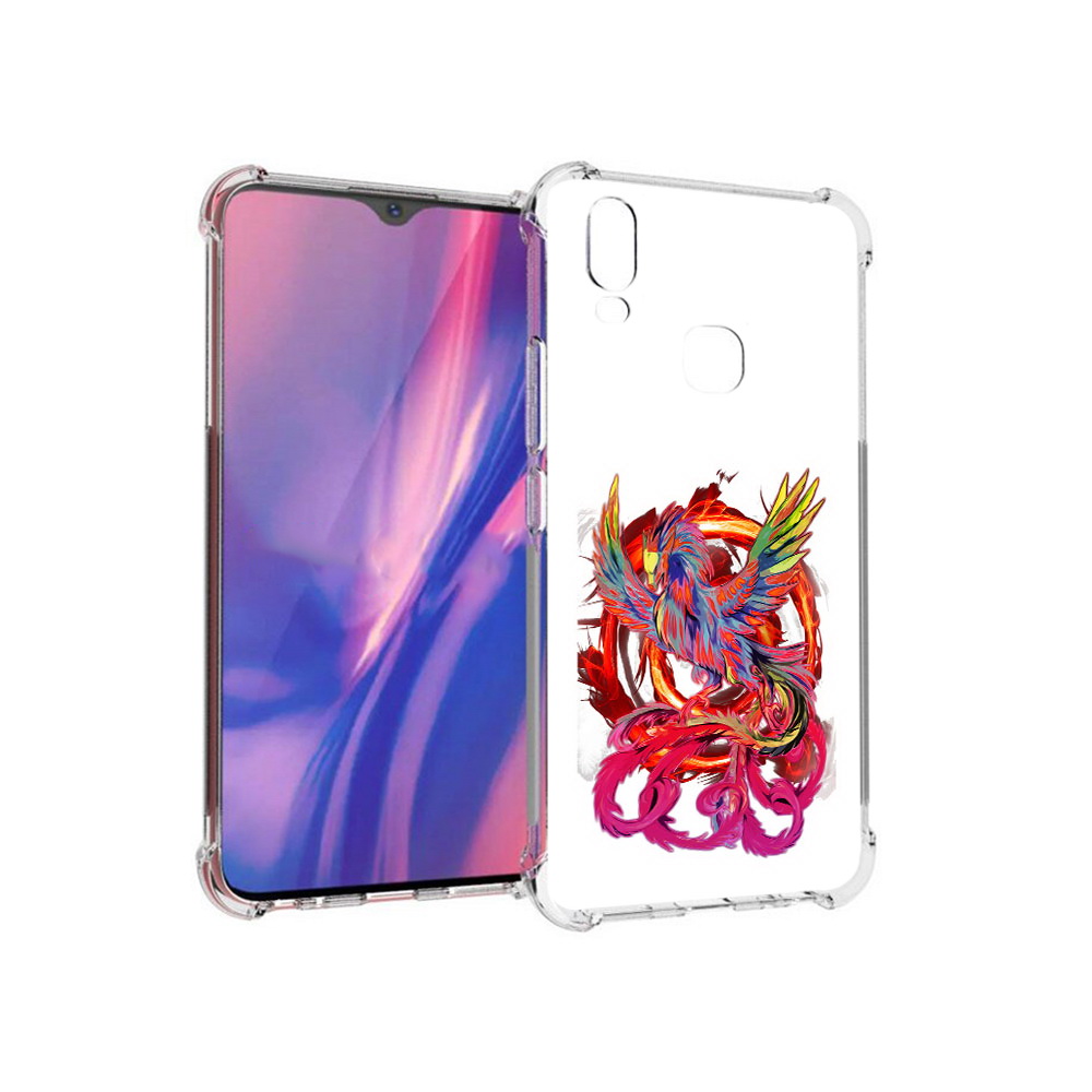 

Чехол MyPads Tocco для Vivo Y11 красочный феникс (PT144890.422.414), Прозрачный, Tocco