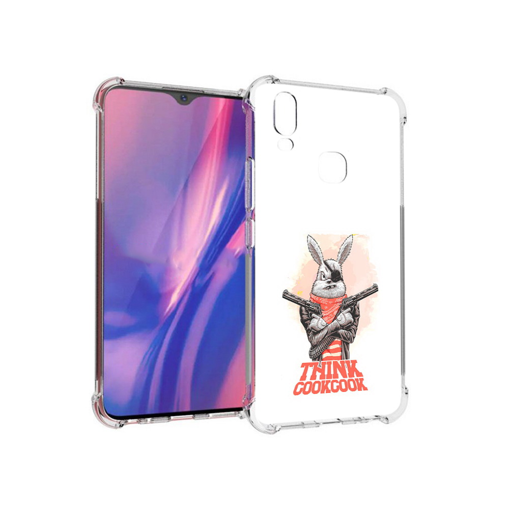 

Чехол MyPads Tocco для Vivo Y11 кролик пират (PT144890.422.419), Прозрачный, Tocco