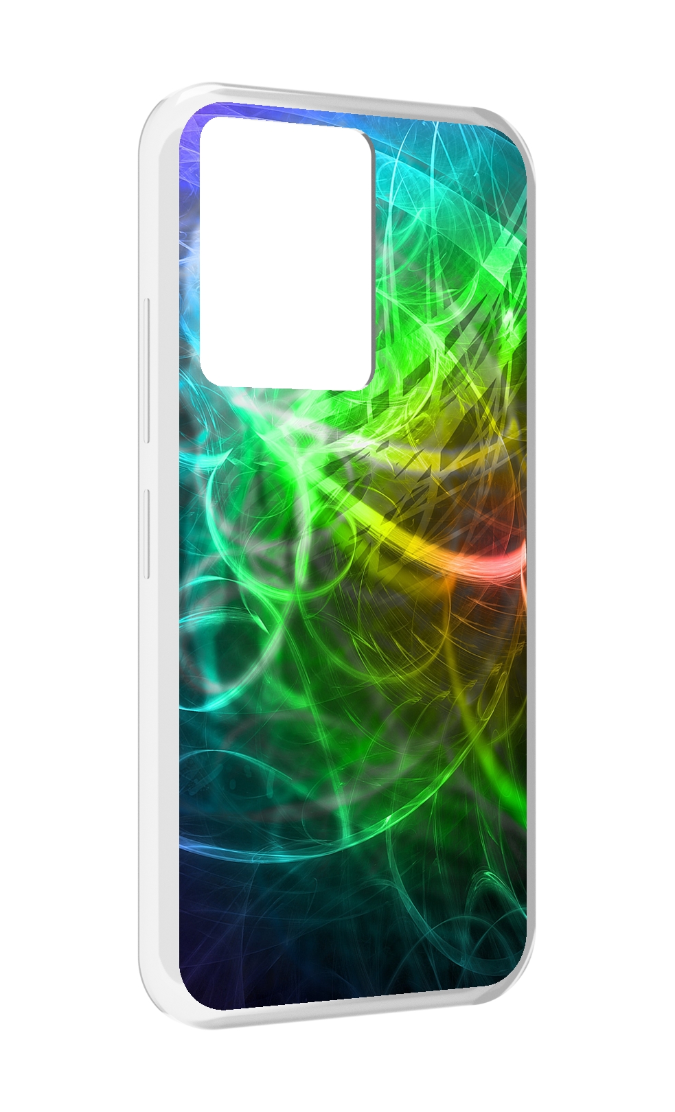 

Чехол MyPads разноцветная-абстракция-линиями для Infinix Note 12 5G X671, Прозрачный, Tocco