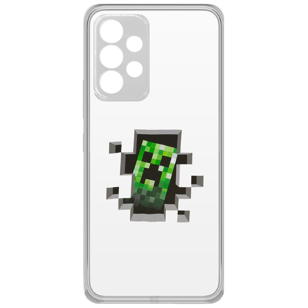

Чехол-накладка Minecraft-Крипер для Samsung Galaxy A33 (A336), Прозрачный