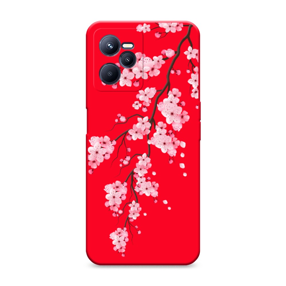 

Чехол Awog на Realme C35 "Розовая сакура"