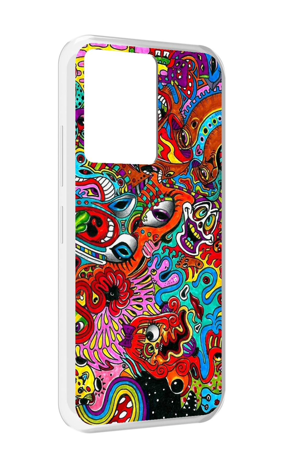 

Чехол MyPads разные абстракции яркие для Infinix Note 12 5G X671 / Note 12 Pro 5G, Прозрачный, Tocco