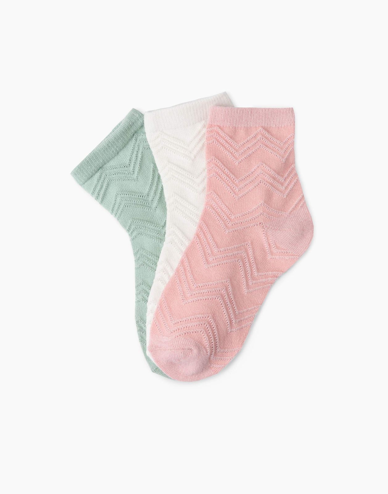 

Комплект носков для девочки 3 пары Gloria Jeans GHS009676 разноцветный 12-18мес/0, GHS009676