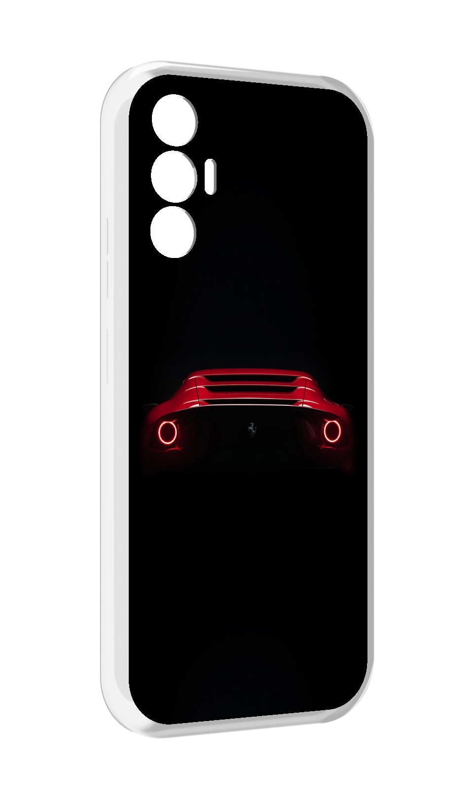 

Чехол Mypads Ferrari 1 Для Tecno Pova 3, Прозрачный, Tocco