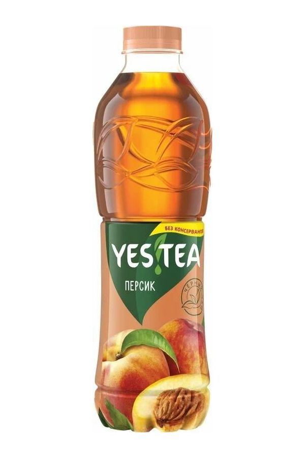 Холодный чай Yes! Tea черный со вкусом персика негазированный 1 л