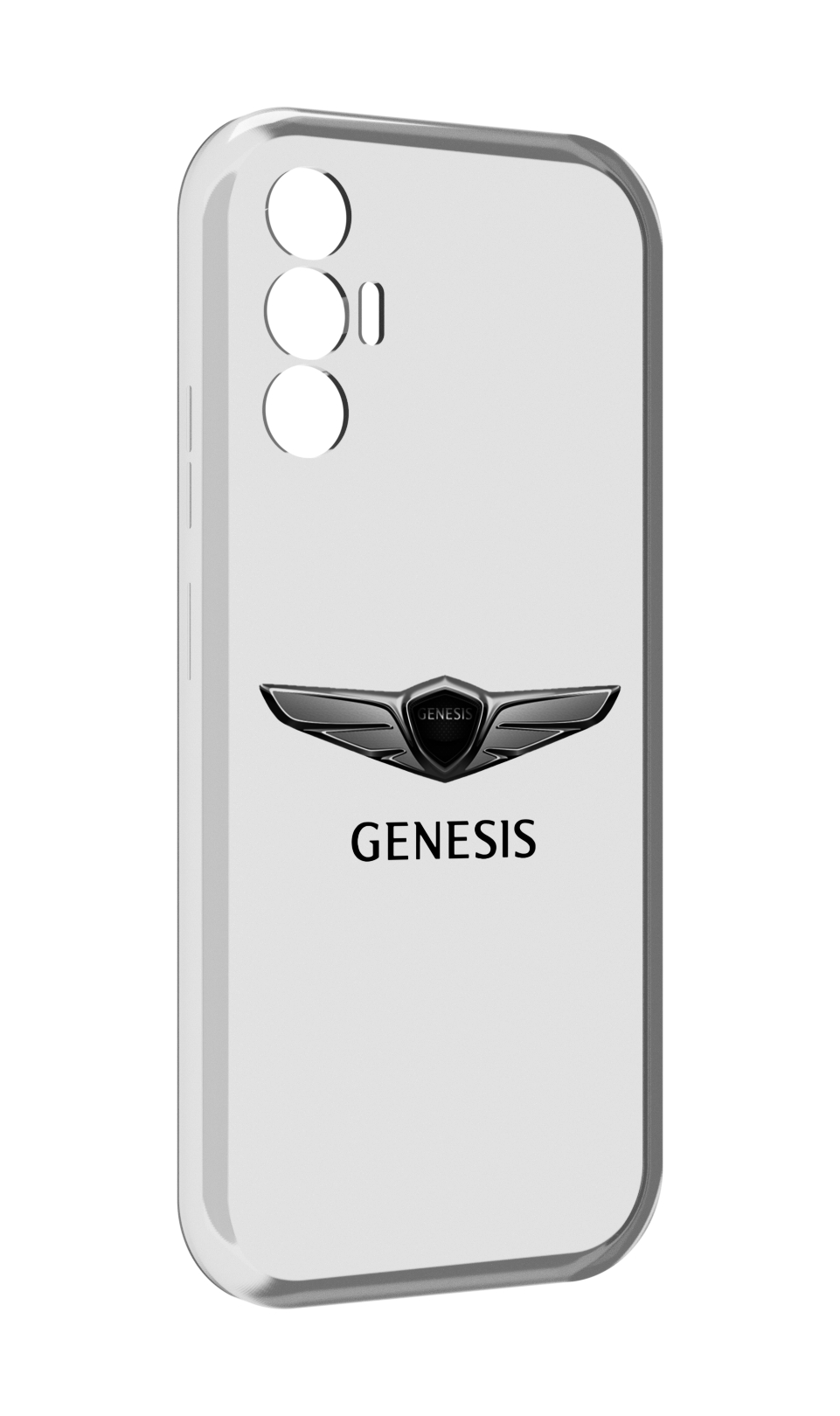 

Чехол Mypads Genesis-3 Мужской Для Tecno Pova 3, Прозрачный, Tocco
