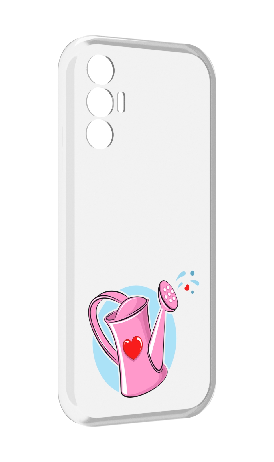 

Чехол MyPads Лейка любви 14 февраля для Tecno Pova 3, Прозрачный, Tocco