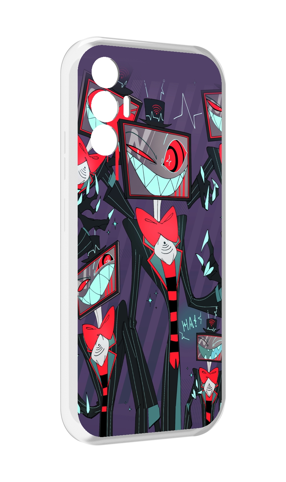 

Чехол MyPads hazbin hotel для Tecno Pova 3, Прозрачный, Tocco