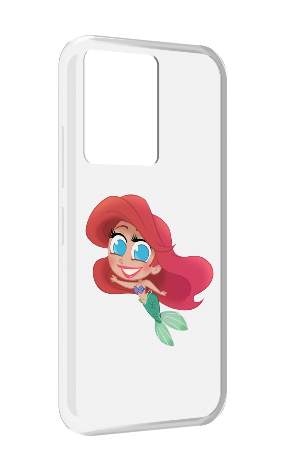 

Чехол MyPads русалка-мулатка для Infinix Note 12 5G X671 / Note 12 Pro 5G, Прозрачный, Tocco