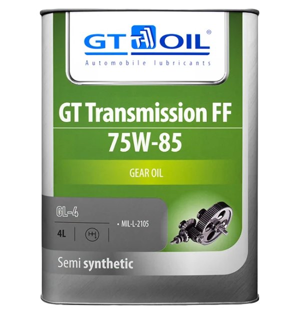 Масло Трансмиссионное Полусинтетическое Transmission Ff 75w85 Api Gl-4 4л GT OIL арт. 8809