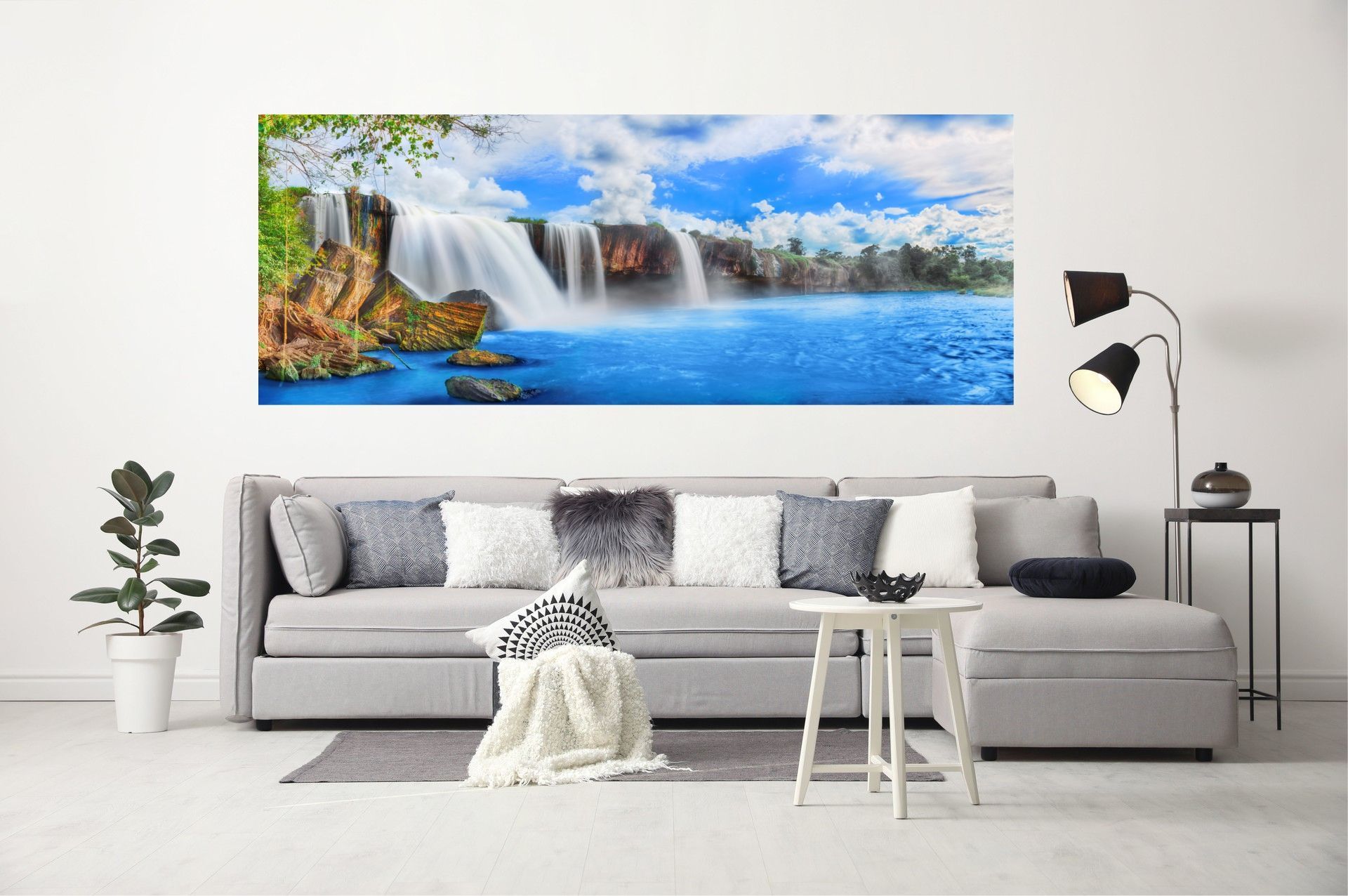 фото Фотообои dekor vinil с природой водопад 100х270 см