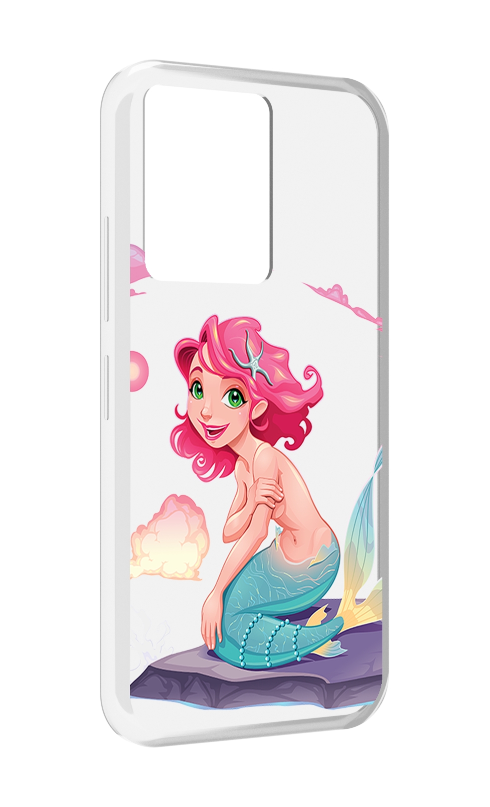 

Чехол MyPads русалочка для Infinix Note 12 5G X671 / Note 12 Pro 5G, Прозрачный, Tocco
