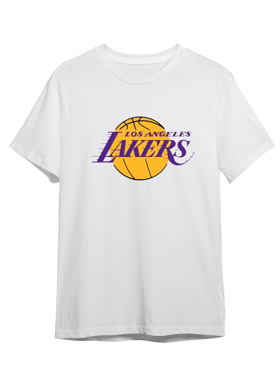 Футболка унисекс СувенирShop Баскетбол/NBA/LA Lakers 16 белая XL (50-52)