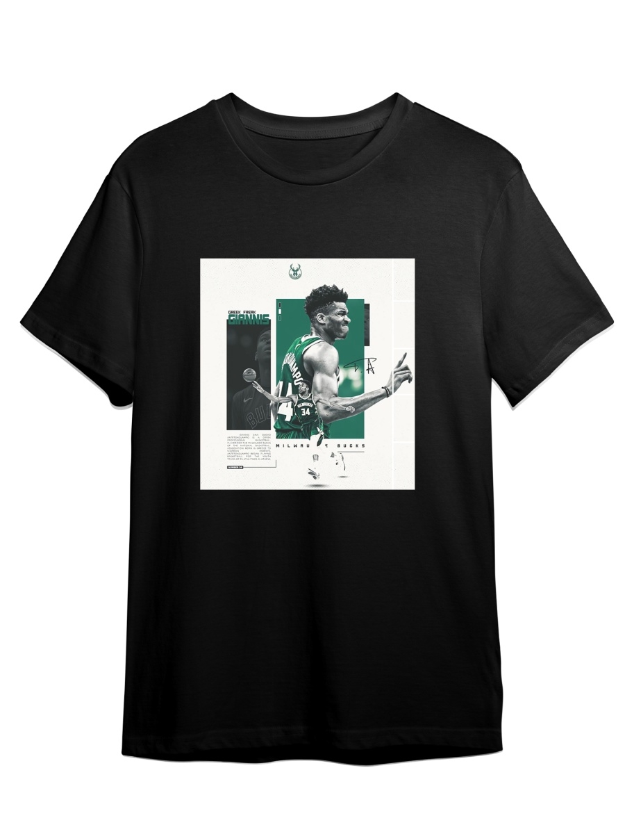 фото Футболка унисекс сувенирshop баскетбол/nba/giannis 17 черный l