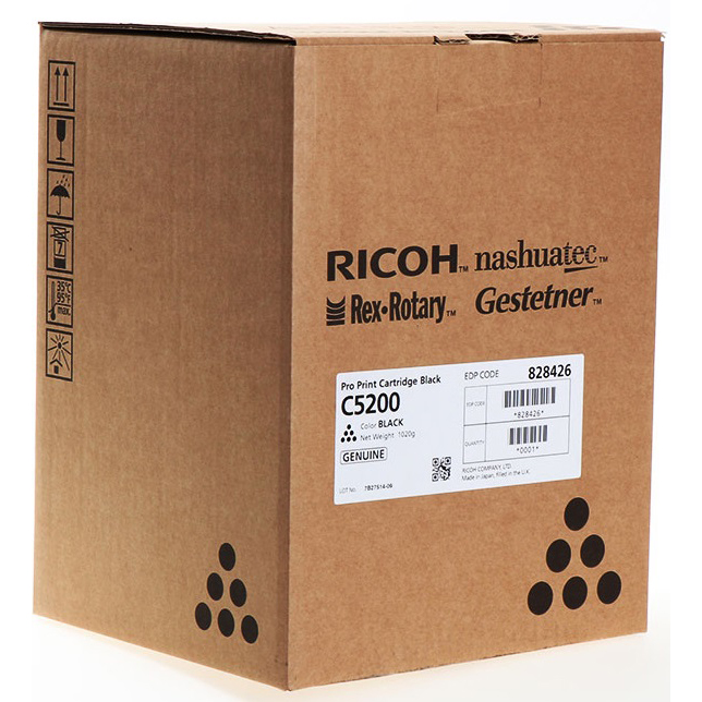 

Картридж для лазерного принтера Ricoh C5200 BK (828426), черный, оригинал