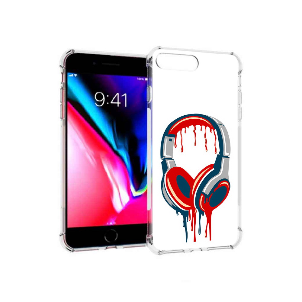 

Чехол MyPads Tocco для Apple iPhone 8 Plus не делай громко (PT70866.609.517), Прозрачный, Tocco